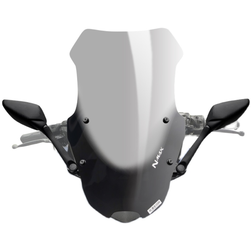 适用20-21雅马哈NMAX155挡风玻璃前风挡升降后视镜前移射导航支架