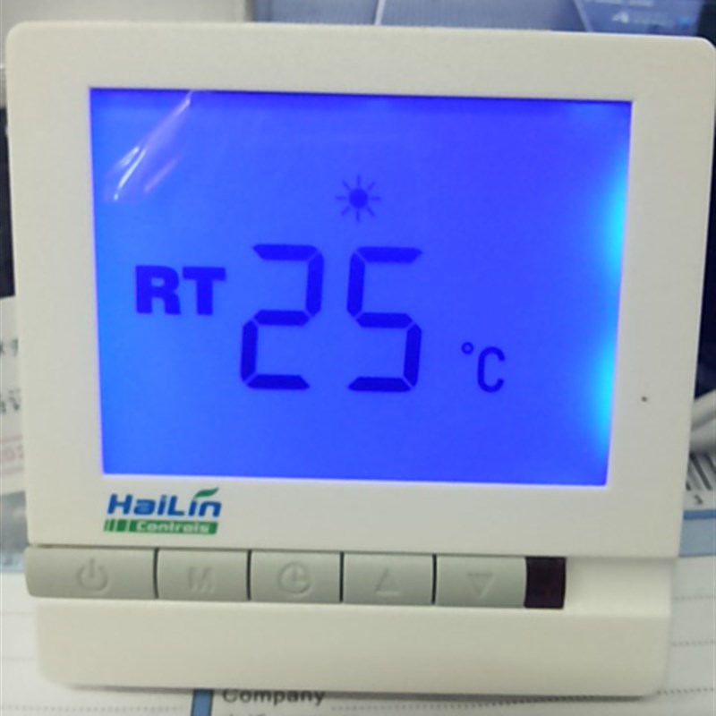 海林HAiLIN地暖水采暖温控器HA208 - L碳晶面板HA308-L电采暖开关