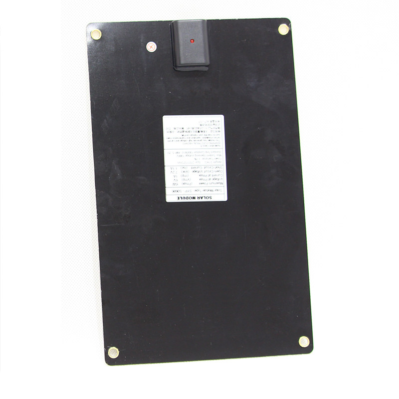 全国包邮单晶太阳能电池板6伏5V1A6W集成稳压稳定手机充电宝充电