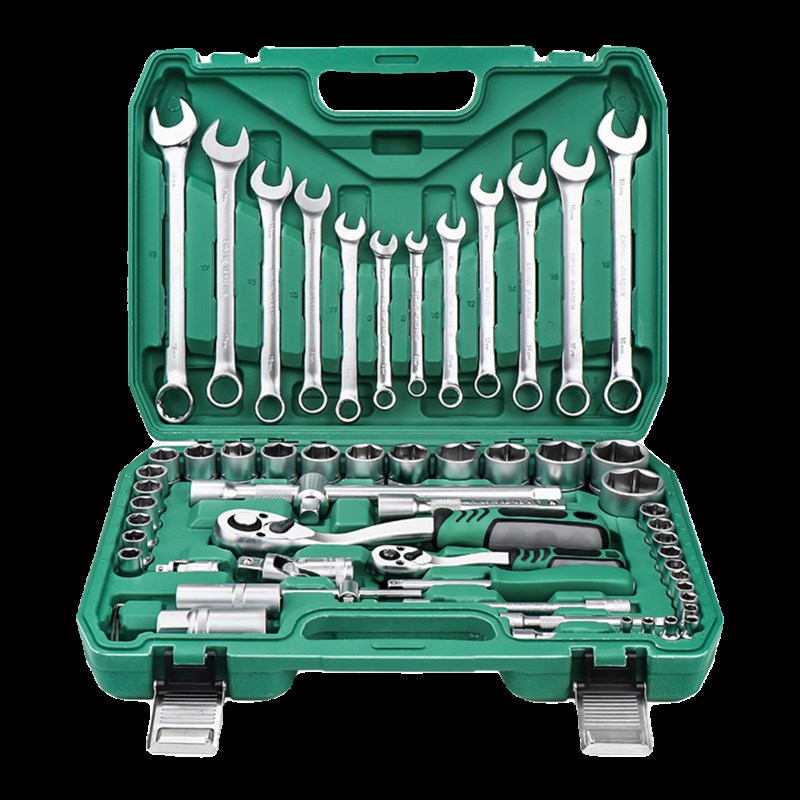 汽修工具套装套筒棘轮扳手组合大中小飞150件快速摩托车轮胎维修