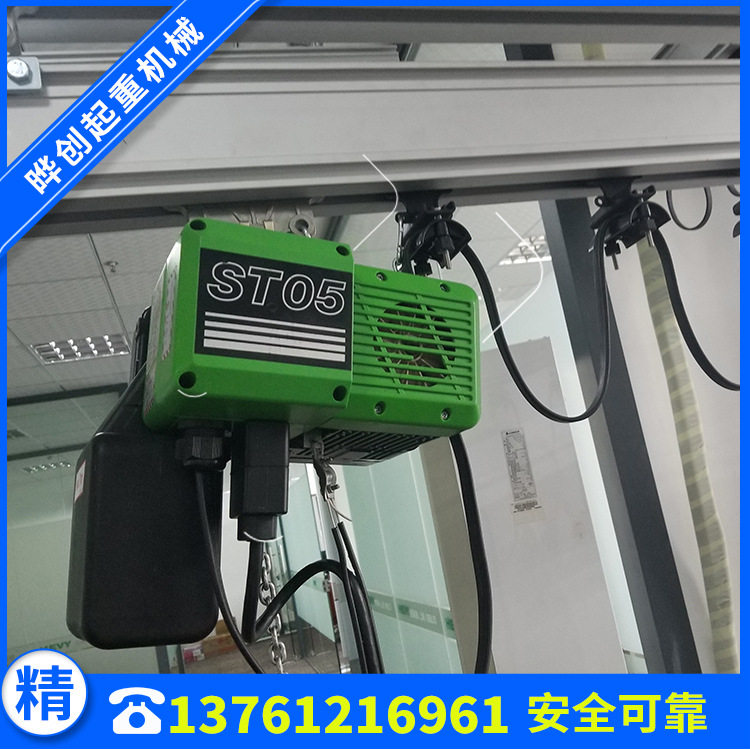 手推龙门吊铝轨道轻型龙门架升降移动龙门架斯泰尔环链葫芦