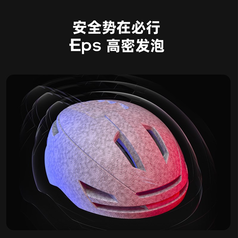 ENLEE 骑行头盔安全帽男女山地公路自行车SUB充电警示灯帽装备