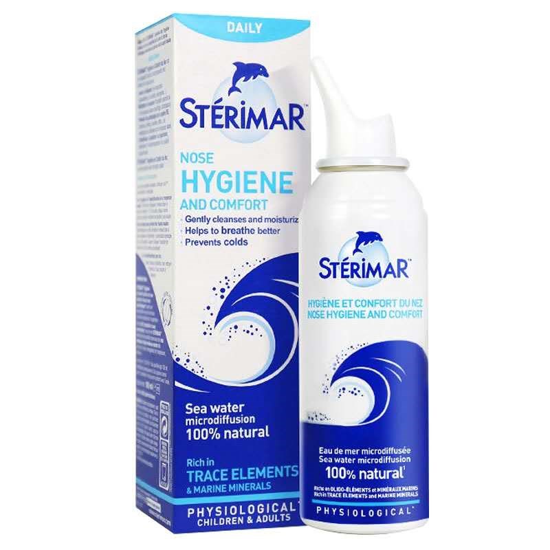 舒德尔玛小海豚生理海盐水鼻喷婴儿喷鼻鼻腔喷雾儿童洗鼻子喷剂