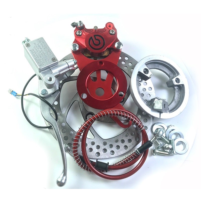 摩行者螃蟹卡钳鼓改碟套装小牛N1/N1S/U+/M+小龟战速鬼火碟刹配件