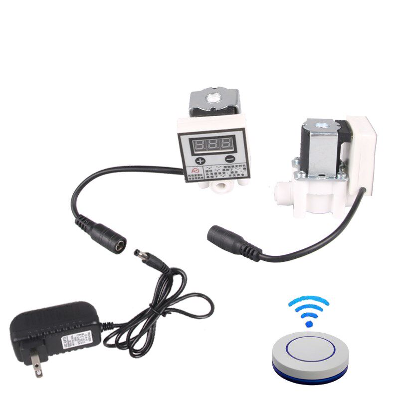 净水器龙头定时定量水阀2分管防止忘关水控制出水量水阀智能摇控