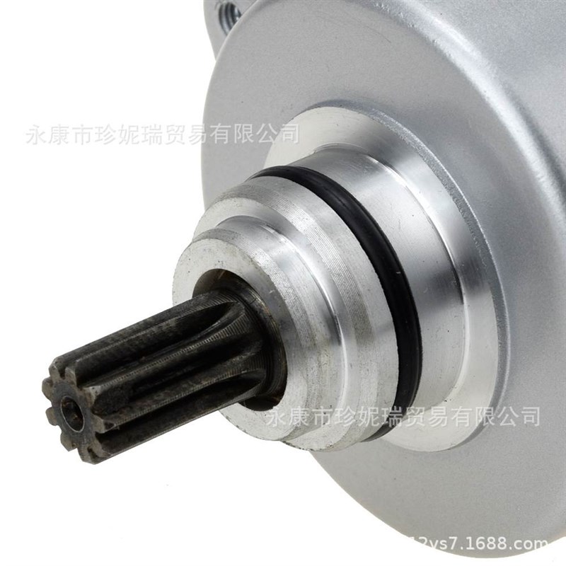 越野摩托ATV沙滩车配件适用本田CG125 150CC反转9齿启动马达电机