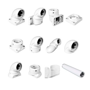 圆管吊臂悬臂控制箱组件配件铝合金7寸触摸屏安装 支架底座箱座