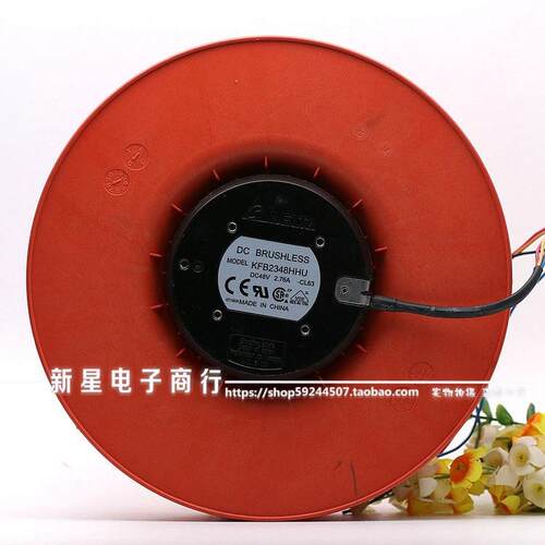 原装台达KFB2348HHU BRUSHLESS 48V 2.76A离心风轮风扇风机25599