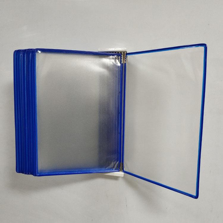资料架标准作业操作指导书10页A4挂墙壁挂式文件夹翻页展示文件架