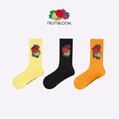 美国百年「鲜果布衣」男女中筒袜透气冬季 运动潮流休闲圣诞棉袜子