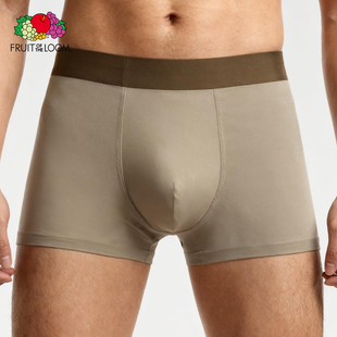 美国百年「鲜果布衣」男士 莫代尔抑菌透气平角不卡裆内裤