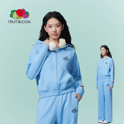 鲜果布衣春夏女显高透气连帽外套