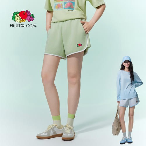 鲜果布衣夏季女轻薄透气显瘦短裤