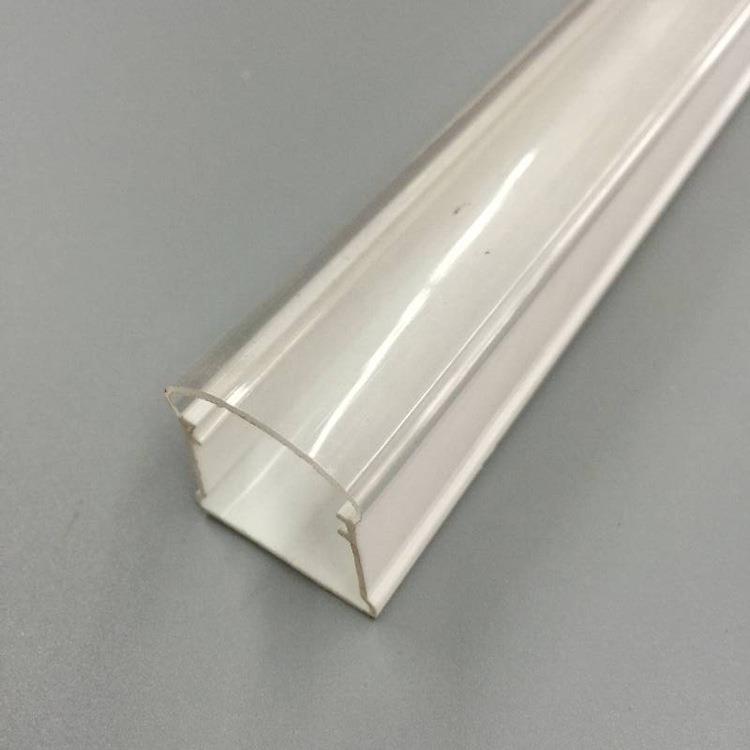 半透明双色管灯罩LED PC双色管全塑透明条纹日光灯三防灯罩