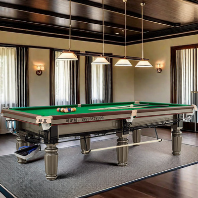 琼中保亭台球室球厅白沙台球桌商用澄迈台球桌标准型临高球星台球