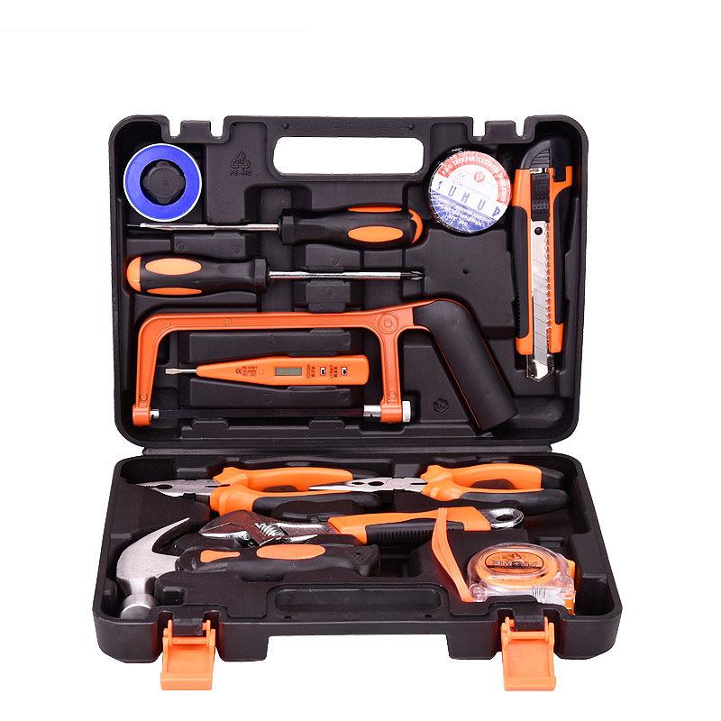 家用工具套装 五金工具组套手动维修工具箱 家具安装(13件套)