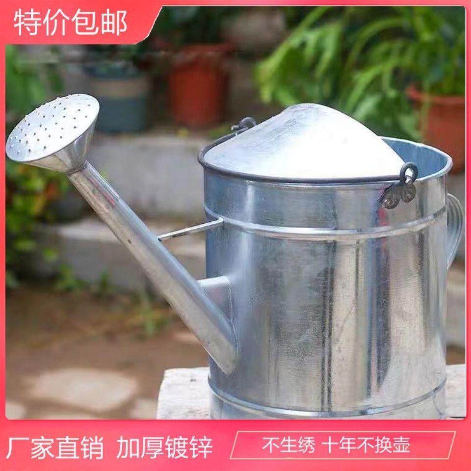 纯手工加厚不锈铁喷壶白铁皮壶浇菜壶浇花喷壶铁皮洒水壶喷壶昌震