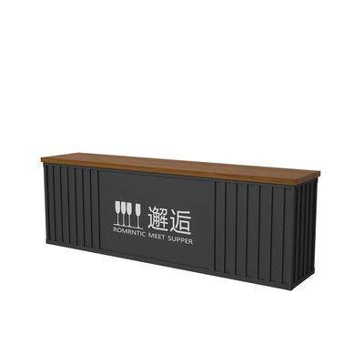 工业风店铺收银台酒吧清吧吧台桌餐厅烧烤店前台健身房接待台转角