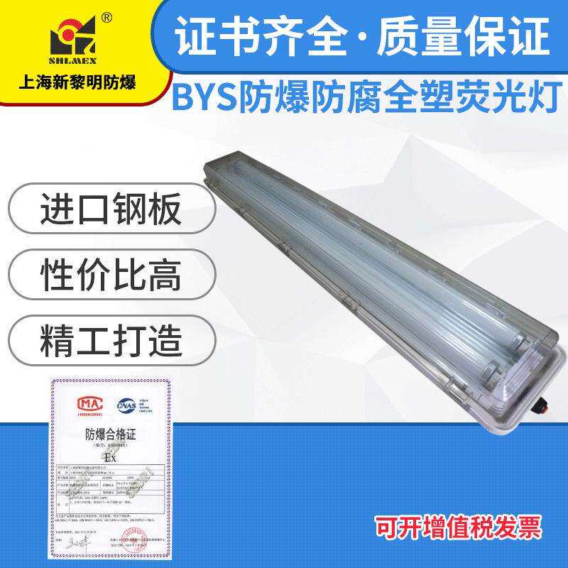 新黎明BYS防爆防腐全塑荧光灯 BYS-2 20W 8WJ全塑荧光灯带应急