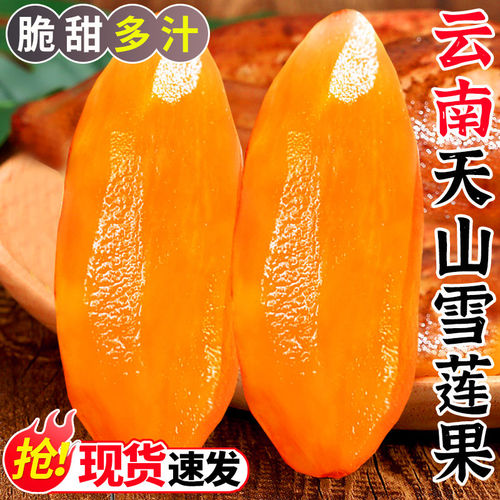 云南天山雪莲果新鲜水果当季应季红心特级9斤装孕妇大果红泥包邮