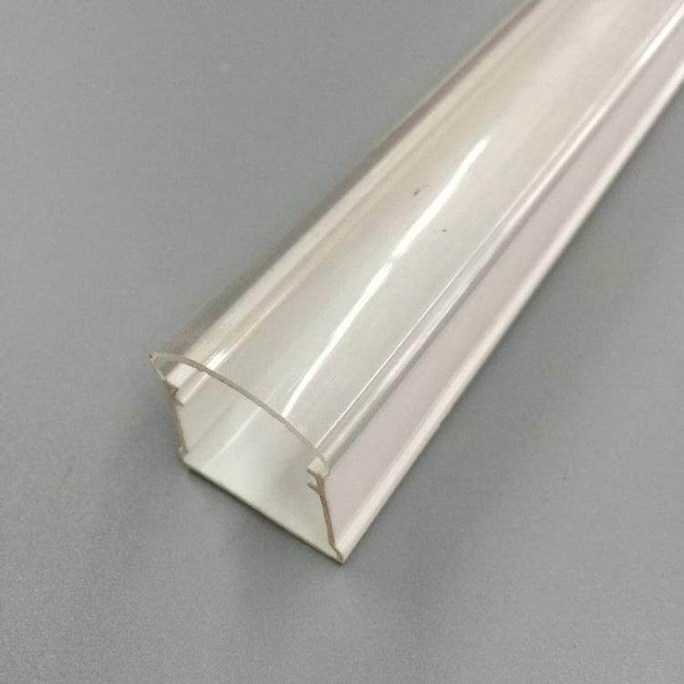 半透明双色管灯罩LED PC双色管全塑透明条纹日光灯三防灯罩