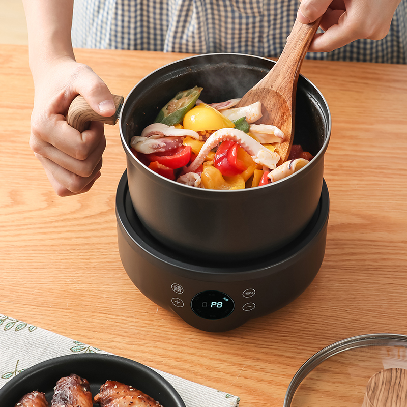 家用分离式小煮锅一人用小锅小电锅分体J式电煮锅多功能宿舍学生