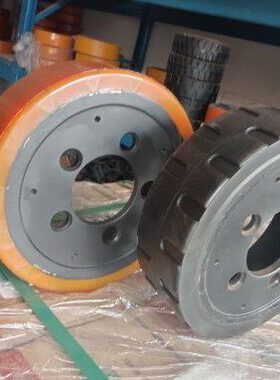 合力诺力加力力达248驱动轮冷库用防滑轮橡胶驱动轮仓库车轮