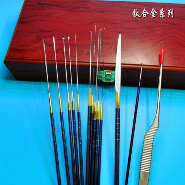 专业采耳钛合金耳勺云刀蘑菇头海底捞组合耳扒掏耳朵工具套装神器