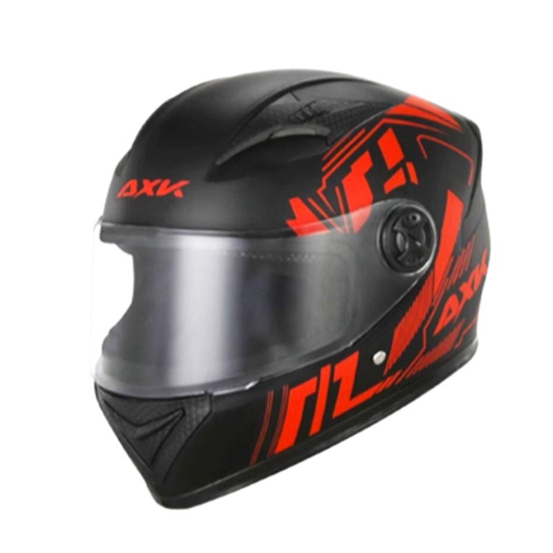 AXK557 666 电动摩托车头盔镜片挡风镜面罩玻璃全盔高清通用配件