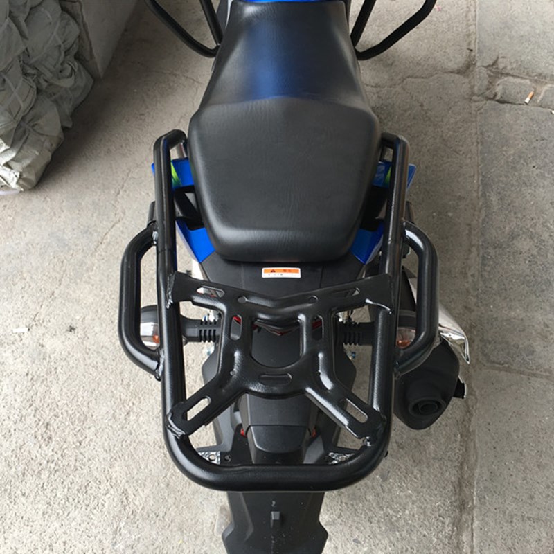 适用于摩托车DF150尾架 后货架 HJ150-12尾箱架 后尾翼 衣架改装