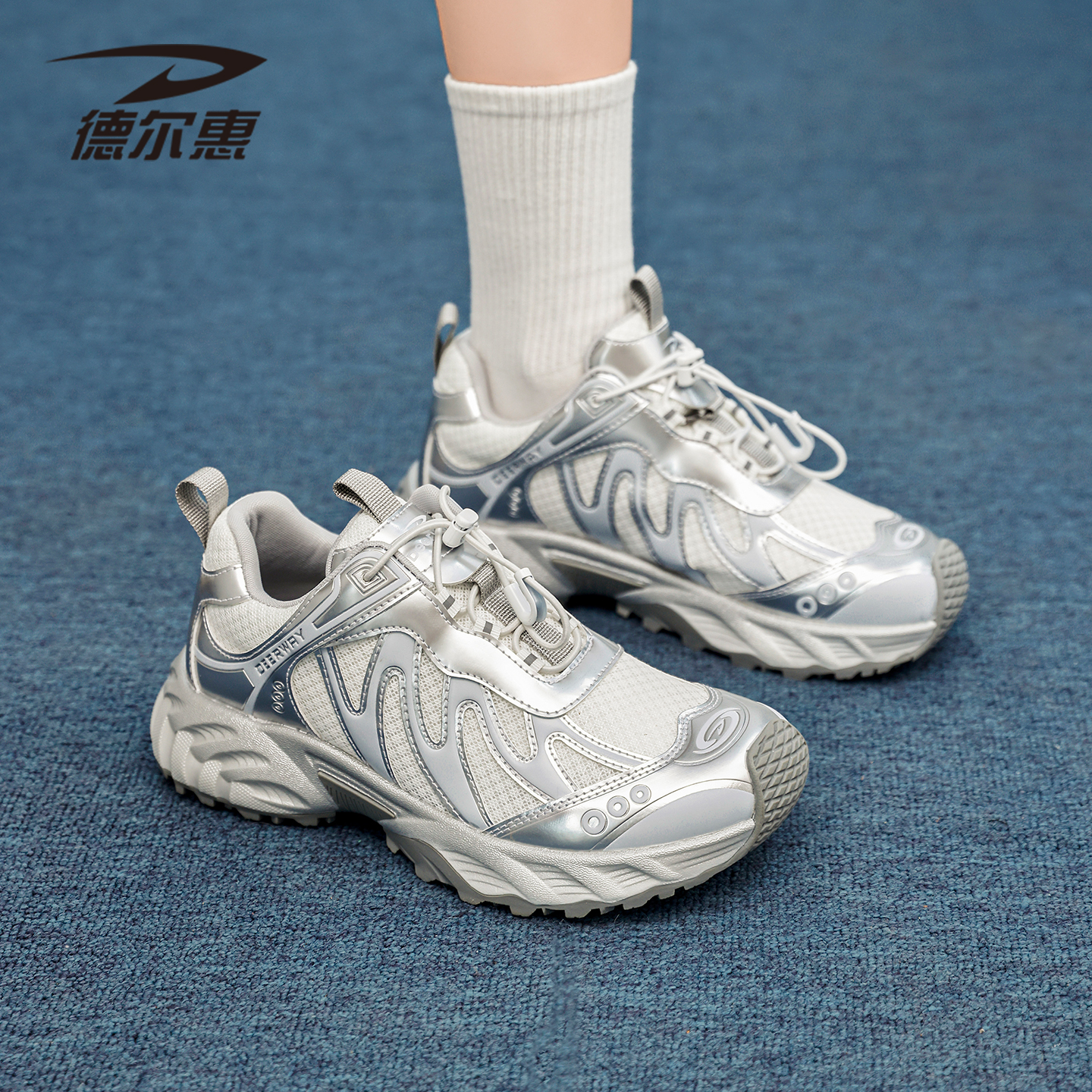 老爹鞋女款2025新款春季厚底增高