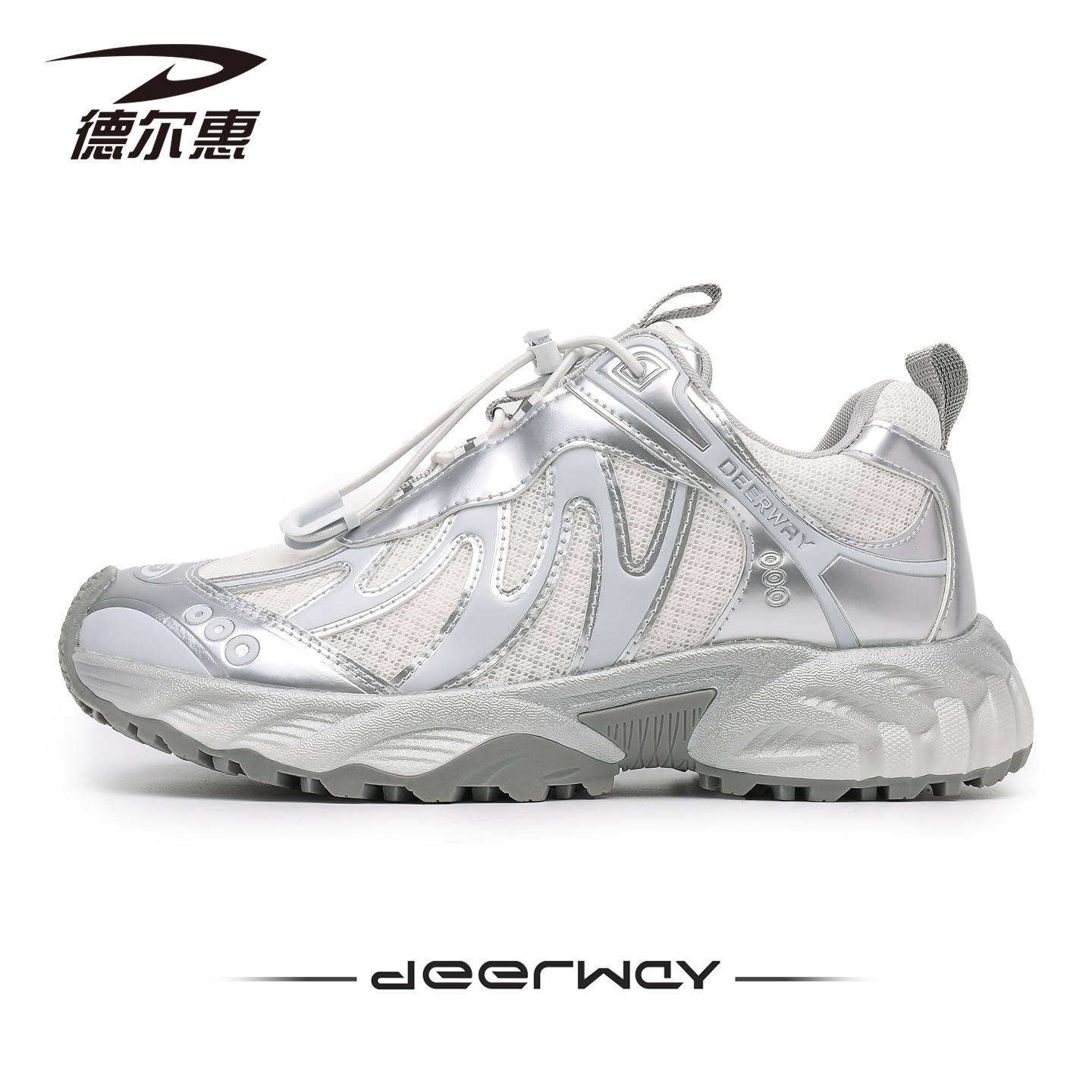 德尔惠2025秋季厚底增高老爹鞋