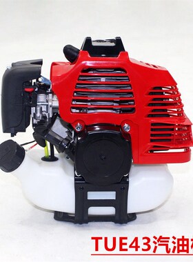 新款TUE43二冲程两冲程大功率汽油机锄草机割草机发动机加工定制