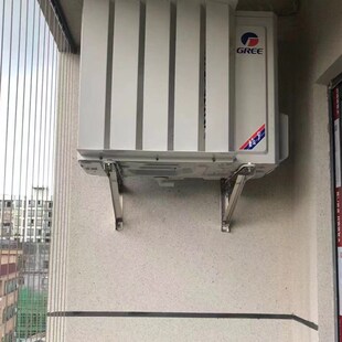 家用空调外机挡风板挡风罩免打孔不锈钢专用防直吹改方向导风百叶