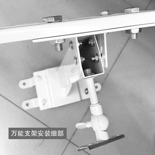 光伏板支架可调节监控太阳能电池板40-100W工程电杆固定支架配件