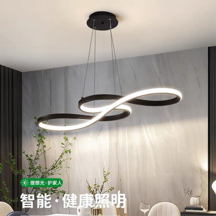 创意餐厅吊灯现代简约个性音符艺术客厅卧室时尚吊灯吧台中山灯具