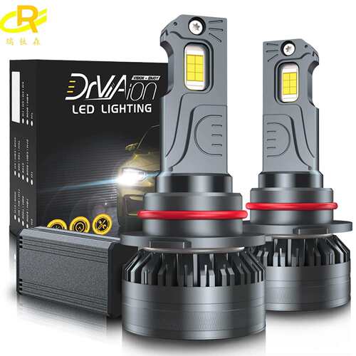 跨境单铜管H4汽车led大灯H1远近光9005强光LED车灯超亮改装前照灯