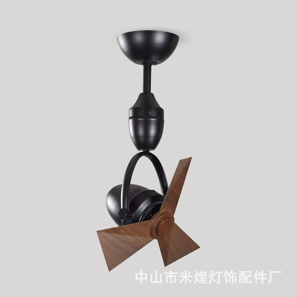 14寸吸顶风扇不带灯摇头吊扇餐厅吧台过道小吊扇现代简约中山工厂
