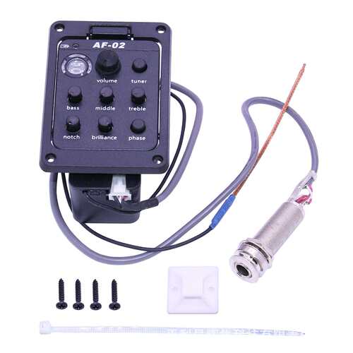 AF-02木吉他拾音器民谣古典木吉他压电拾音器3段EQ均衡器厂家