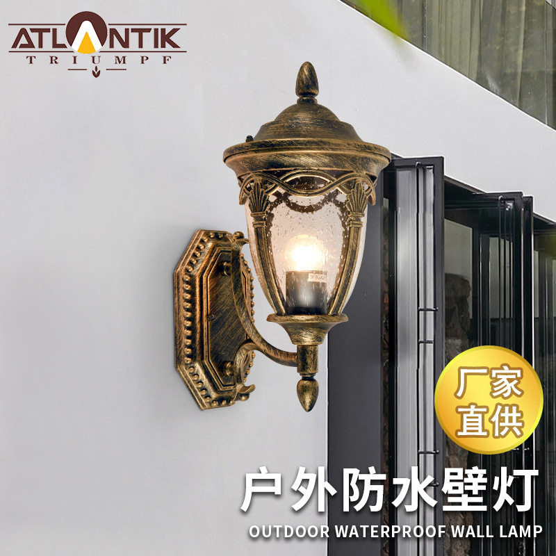 花篮系列欧式复古壁灯户外壁灯外壳别墅景观庭院灯壁灯套件批发