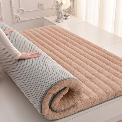 保暖兔毛绒记忆棉榻榻米床垫宿舍学生H单人软垫家用卧室床褥子冬