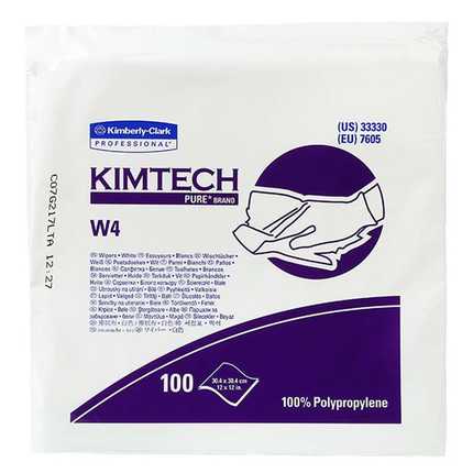 金佰利33330金特W4无尘布工业擦拭布实验室仪器镜头擦拭白色无尘