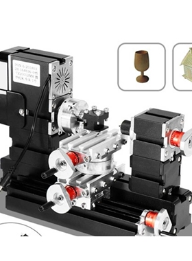 TZ20002MR迷你金属旋转车床，60W 12000r/min 电机