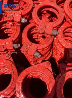 DN125A/B型精铸管卡 大螺母5.3kg管卡 加重铸造管卡