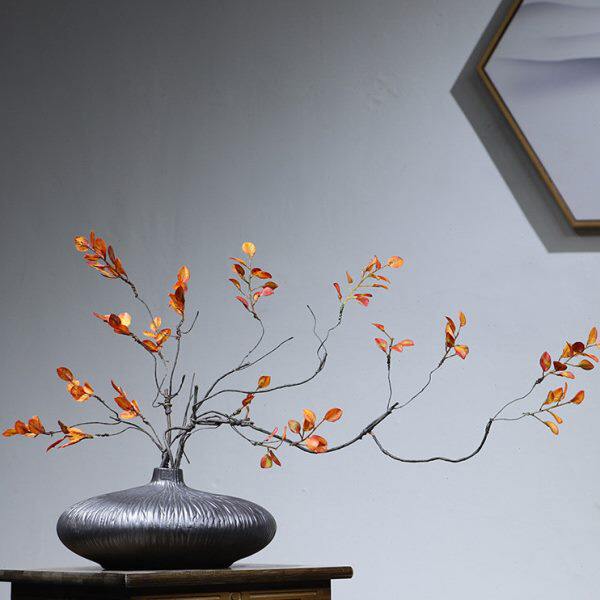 现代创意陶瓷黑色花瓶客厅插花玄关电视柜家居酒店别墅样板房装饰