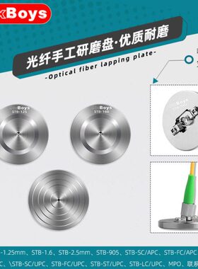 光纤研磨盘FC LC SC ST跳线插芯端面修复研磨工具手工抛光盘MPO