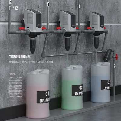 Pesticide proportioning pump Car稀释泵TE-25Stap water power