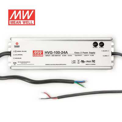 明纬42V LED电源100W HVG-100-42AB 2.28A可调+42V恒压调光防水