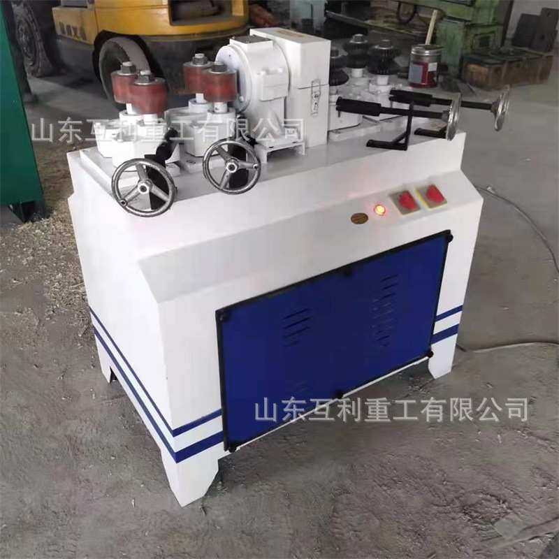 双进双出圆棒机 全自动铁锹把成型机 方木原木变圆棒 木工车圆机