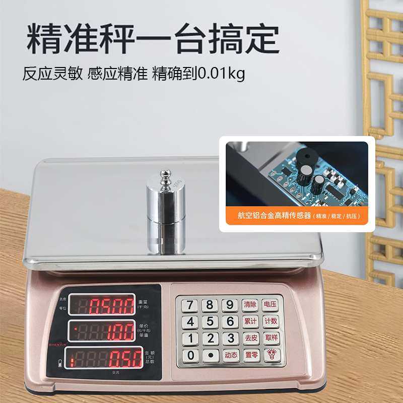 申鑫30Kg商用牛鱼肉菜市场电子称公斤高精度卖菜用水果 电子秤,3C数码配件,USB灯,淘宝优惠券,粉丝福利购,淘宝优惠卷